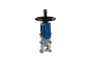 Vanne guillotine Fonte Pelle Inox Siège métal / métal - PN10