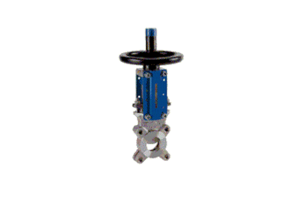 Vanne guillotine Fonte Pelle Inox Siège métal / métal - PN10